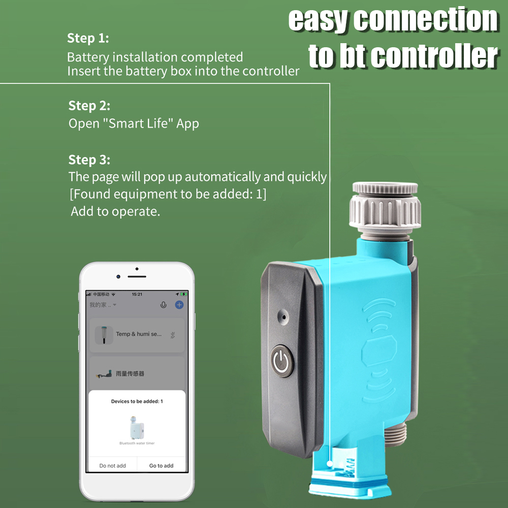 Wifi Irrigation Timer - Pengontrol Irigasi Wifi BT Smartphone Cerdas,