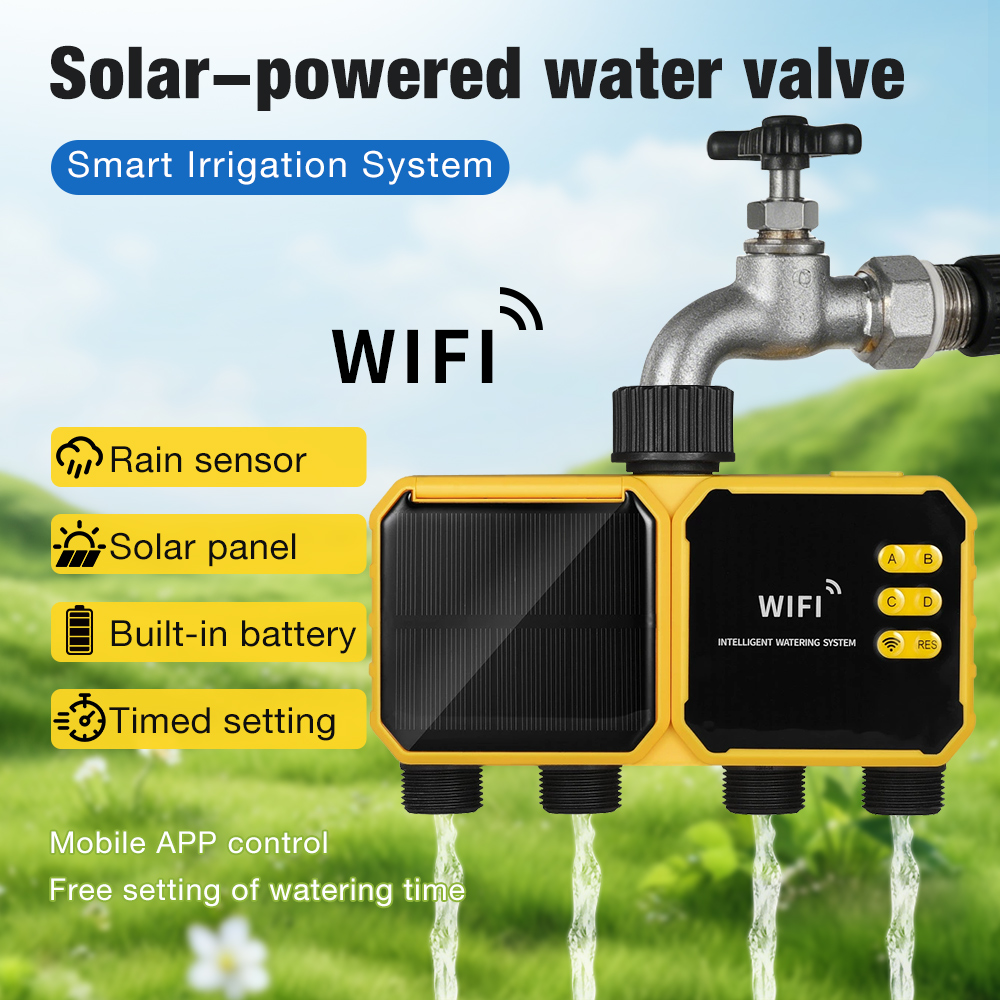 Wifi Irrigation Timer - Timer Air Tenaga Surya WiFi 1/2/4