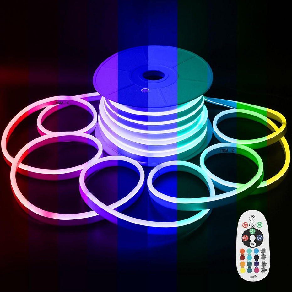 Smart Garden Lights Uk - Lampu Neon LED RGB Pintar dengan