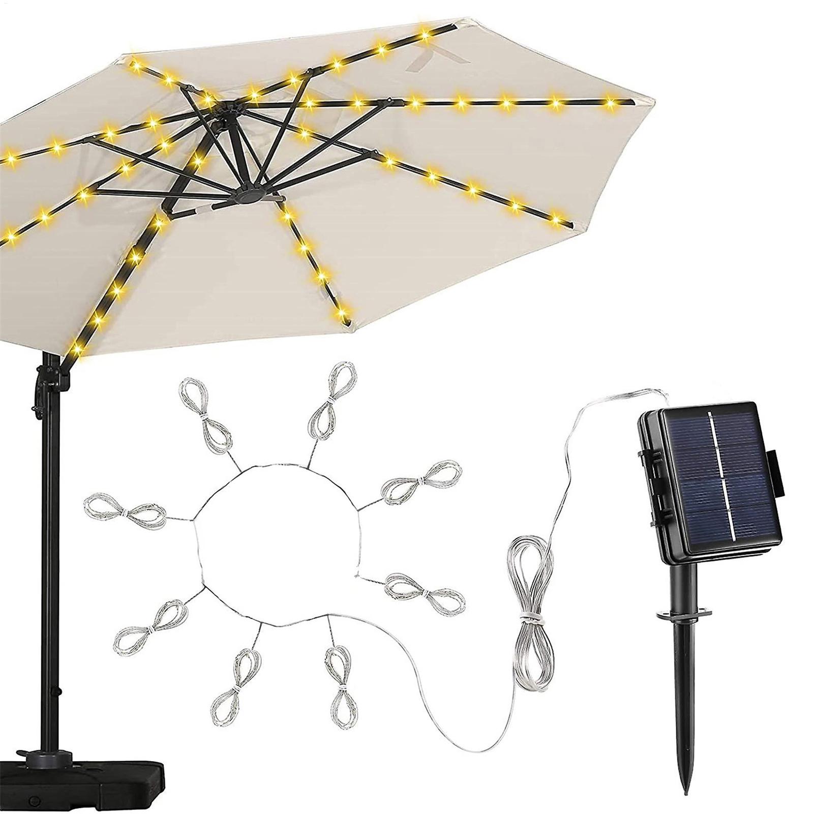 Smart Garden Umbrella - 104 Lampu Payung Taman Tenaga Surya