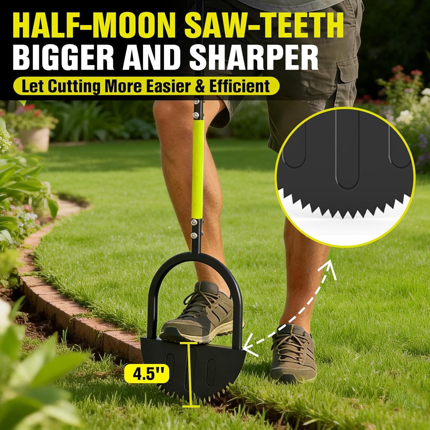 Alat Pemangkas Tepi Rumput Man - Smart Garden Edging ulasan dan harga