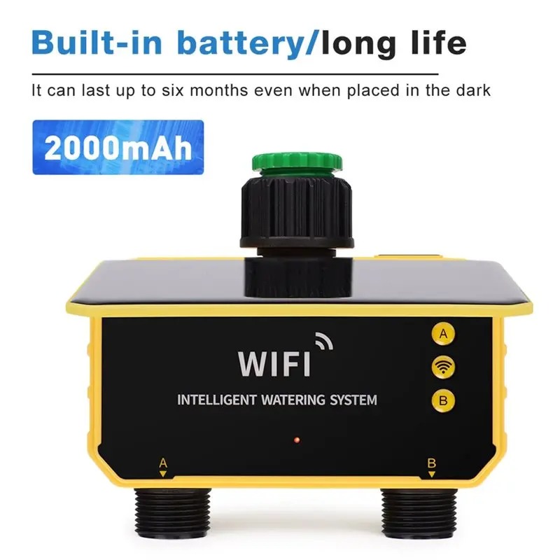 1/2 Outlet WIFI Solar Irrigati - Wifi Irrigation Timer ulasan dan harga