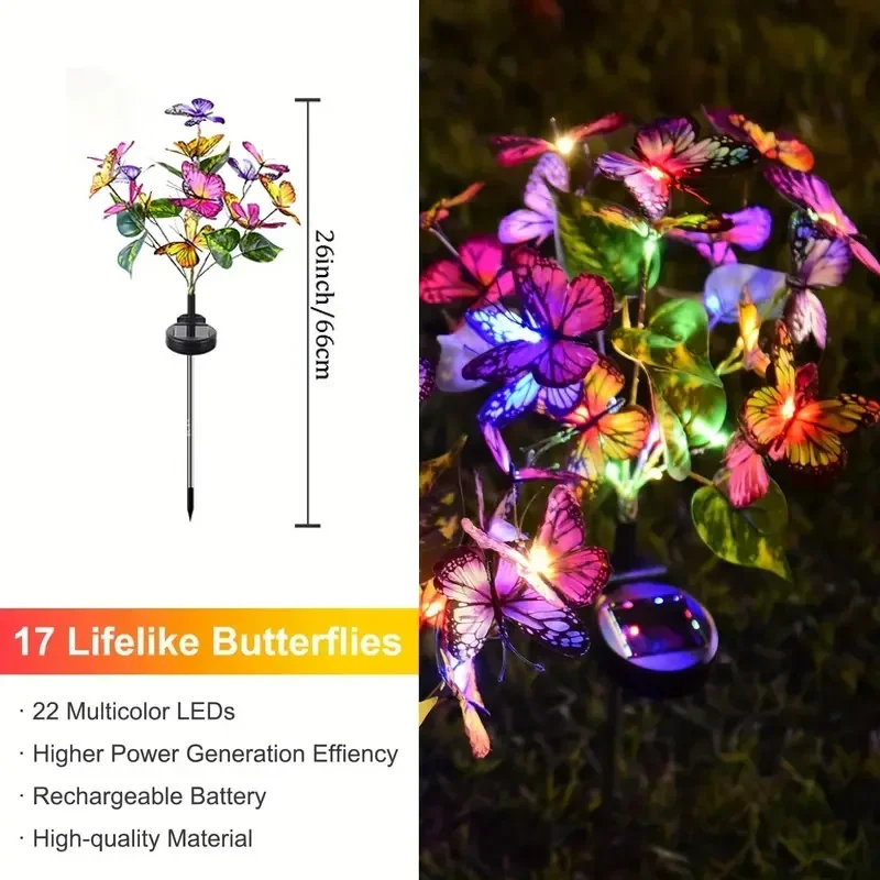 Lampu Taman Kupu-kupu LED Sury - Smart Garden Solar ulasan dan harga