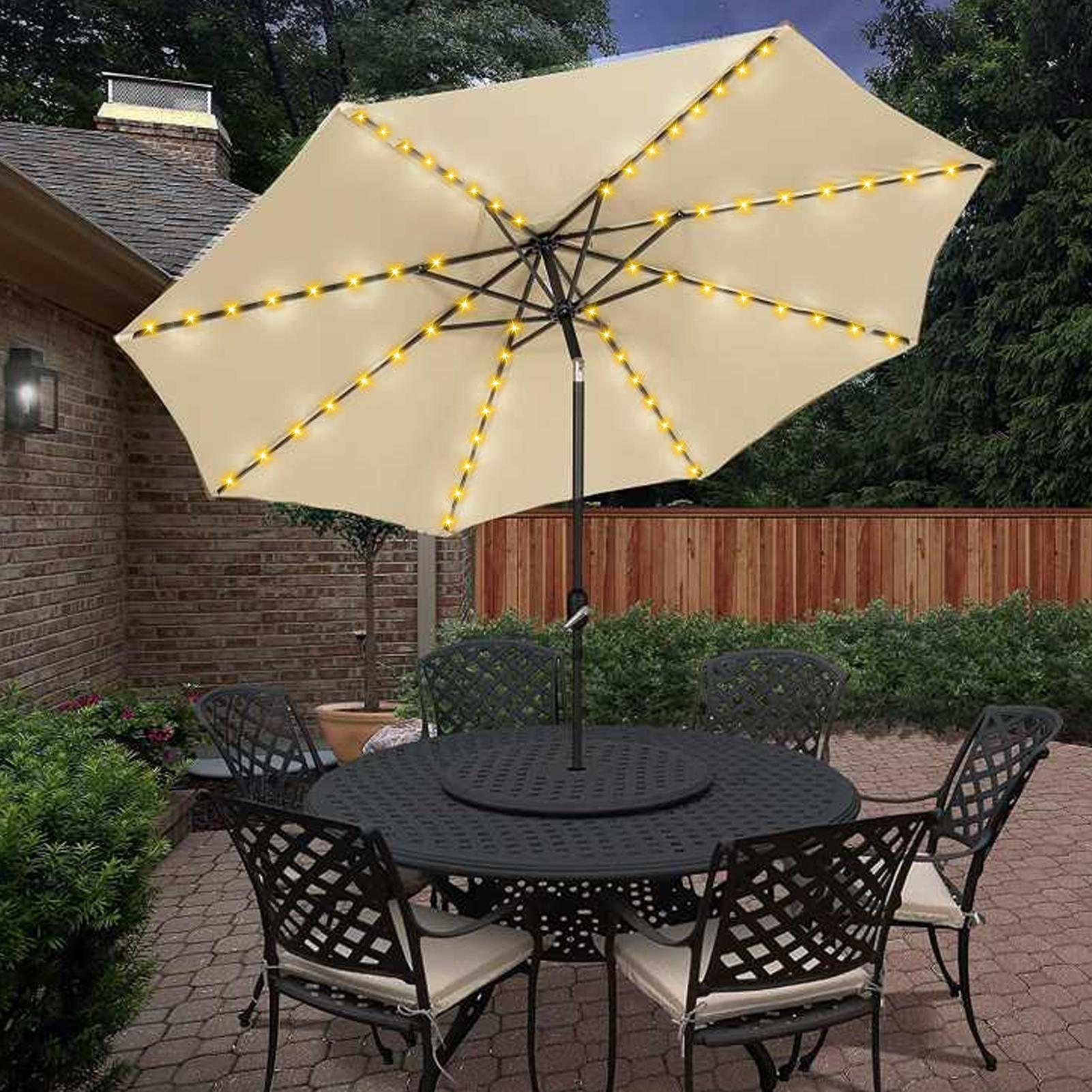 104 Lampu Payung Taman Tenaga  - Smart Garden Umbrella ulasan dan harga