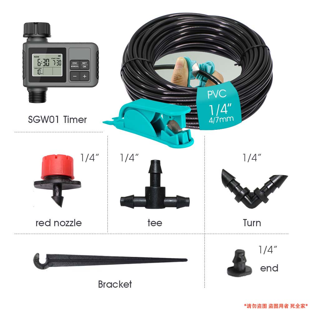 Set Irigasi Timer LCD Taman 30 - Smart Garden Watering Can ulasan dan harga