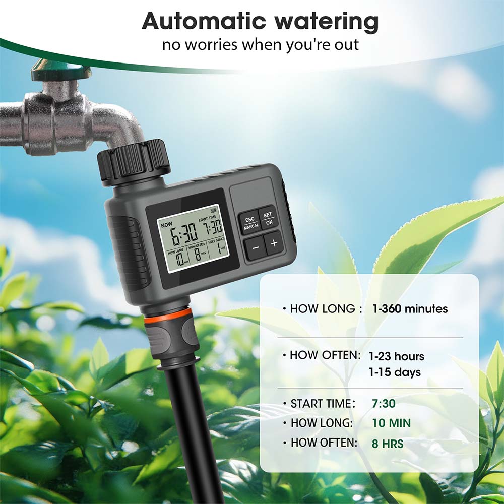 Set Irigasi Timer LCD Taman 30 - Smart Garden Watering Can ulasan dan harga