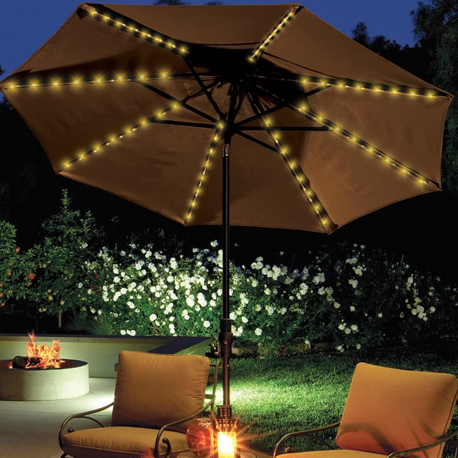 Lampu Payung LED 104 Lampu Pen - Smart Garden Umbrella ulasan dan harga
