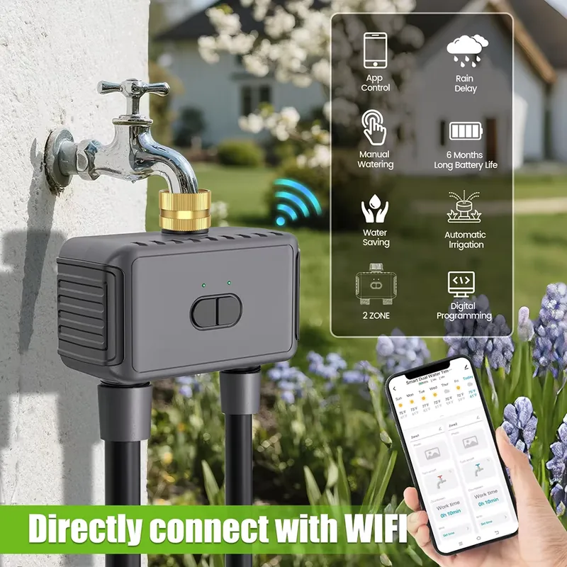 WAP01 WiFi APP Control Dual Ho - Wifi Irrigation Timer ulasan dan harga