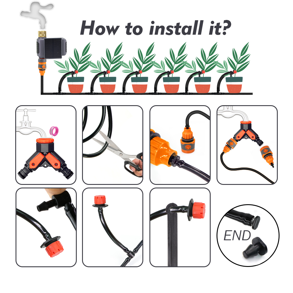 Kit Irigasi Tetes Jarak Jauh P - Wifi Irrigation Timer ulasan dan harga