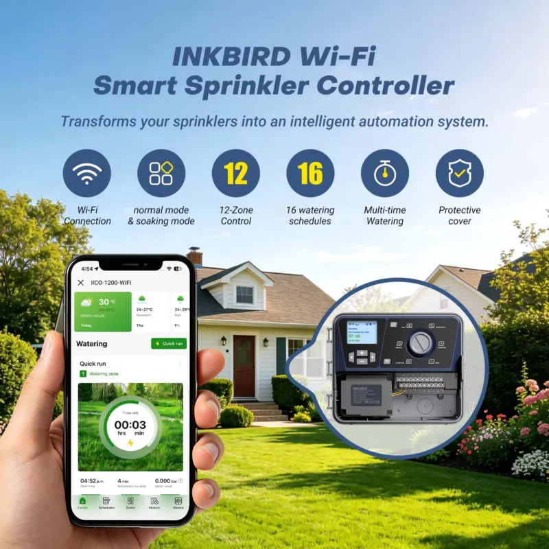 Pengontrol Sprinkler Pintar In - Wifi Irrigation Timer ulasan dan harga