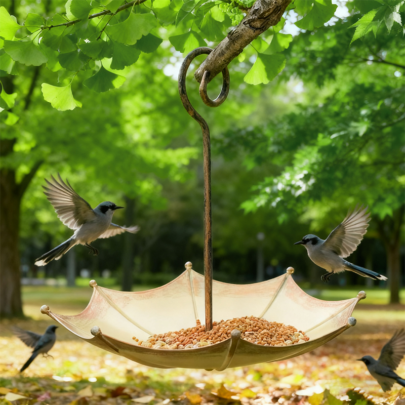 Tempat Makan Burung Bentuk Pay - Smart Garden Umbrella ulasan dan harga