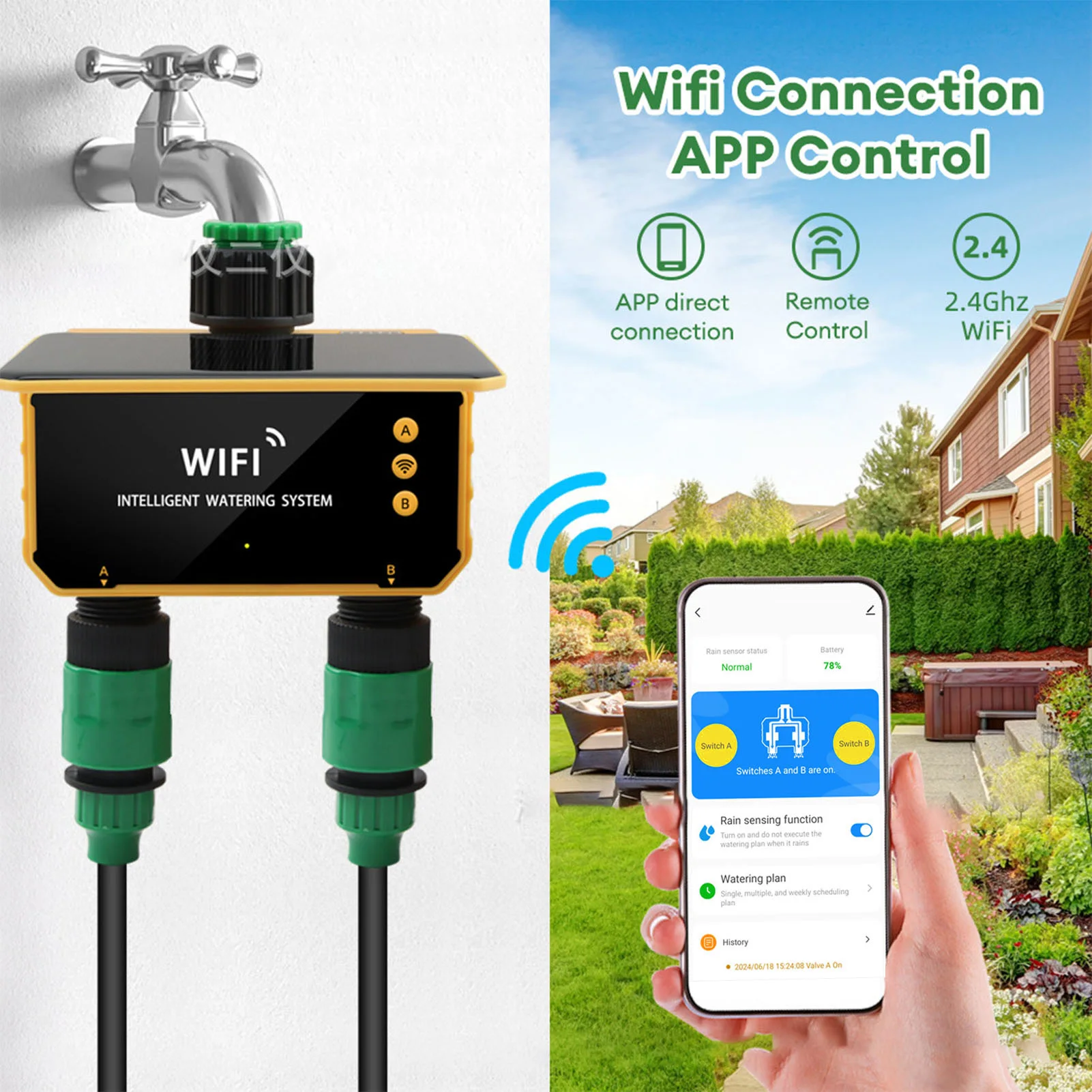 Timer Irigasi Cerdas WiFi Tena - Wifi Irrigation Timer ulasan dan harga
