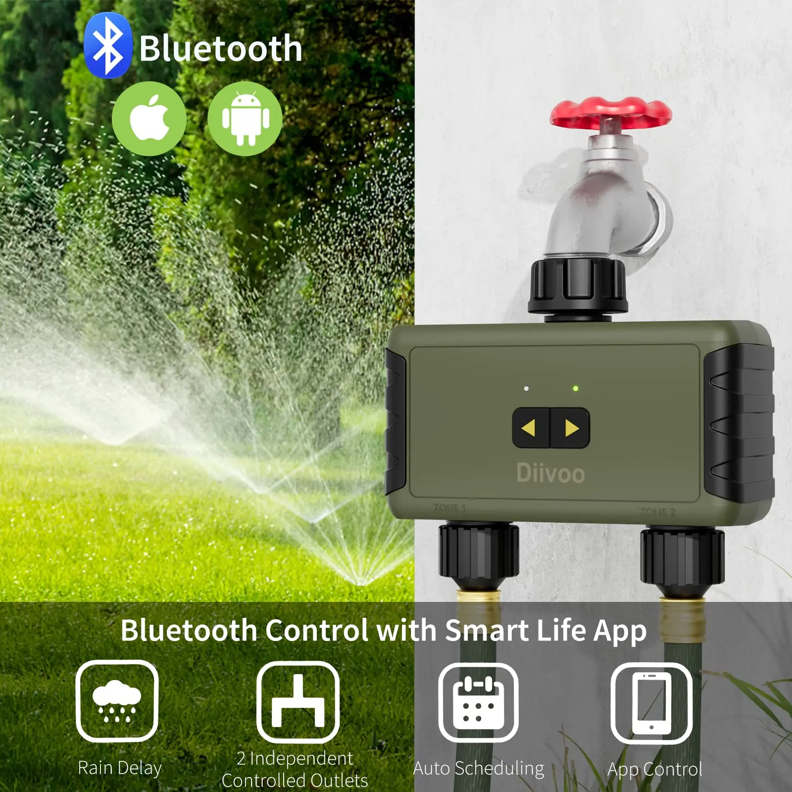 Diivoo Penyiram Otomatis denga - Smart Garden Watering Can ulasan dan harga